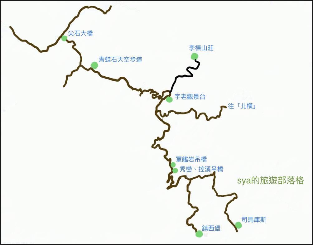 尖石鄉地圖