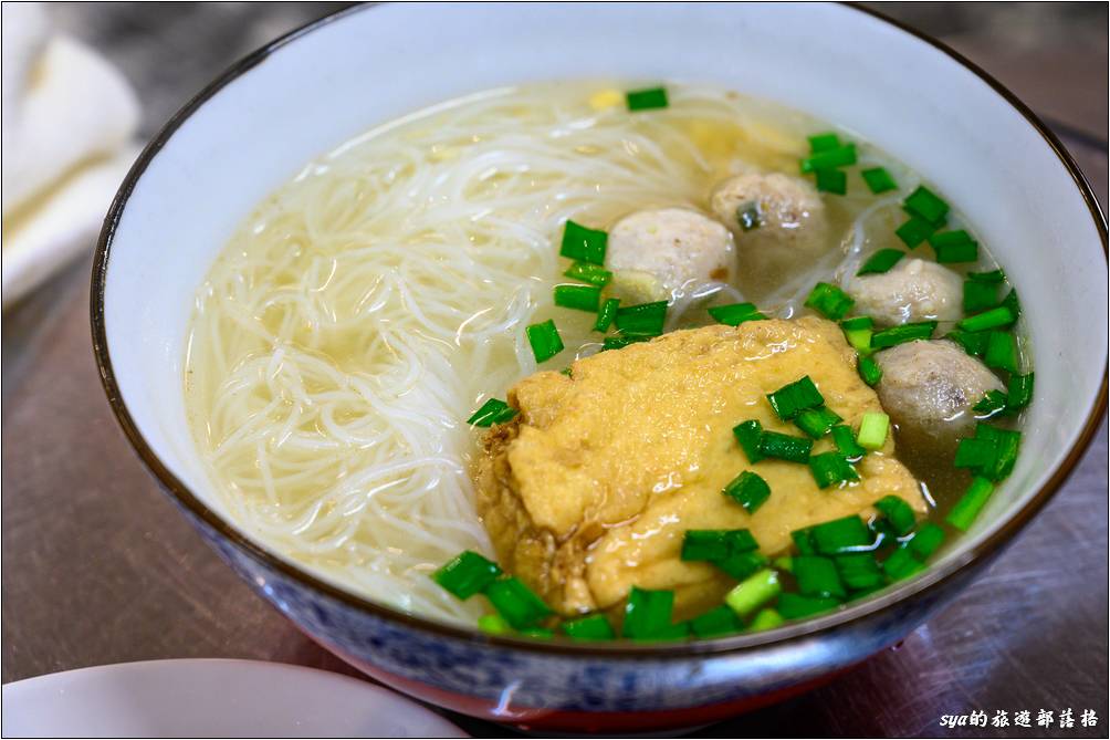 呂家魚丸米粉湯 魚丸冬粉＋豆腐（$50）