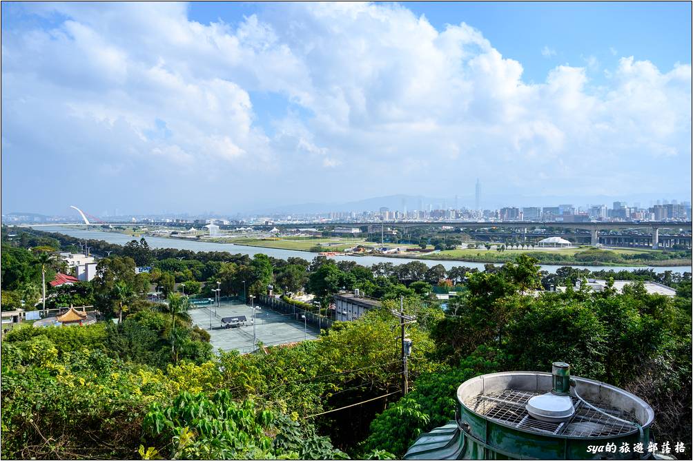 台北圓山大飯店 遠眺基隆河景