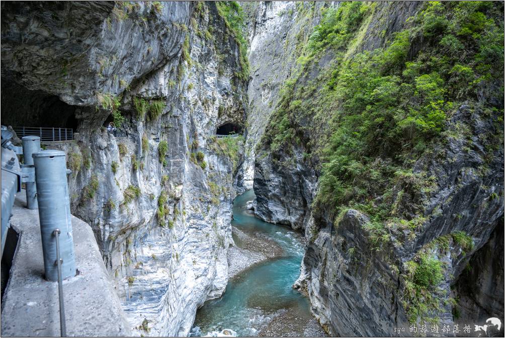 # 過了靳珩橋後，景觀又回到了步道前段較窄的峽谷河切景緻。