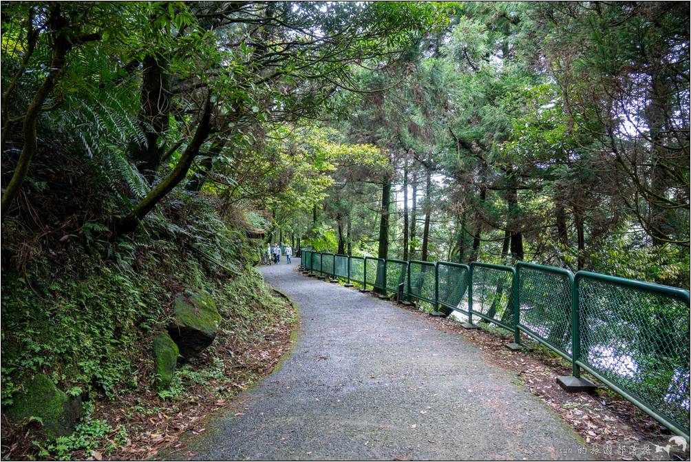 夢幻湖邊的步道路線