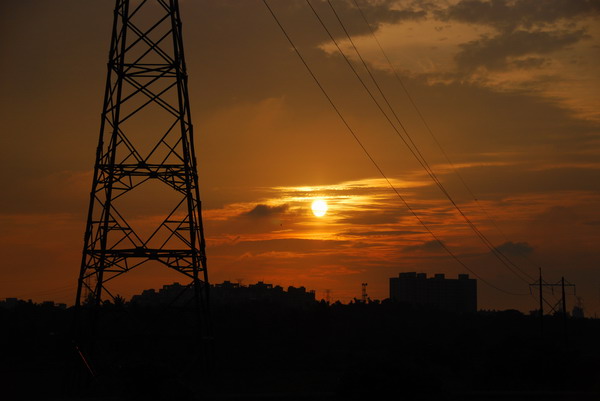 只為這一刻。南灣的夕陽