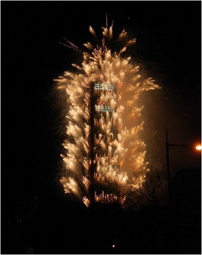 【台北 景點】2008 跨年。台北 101