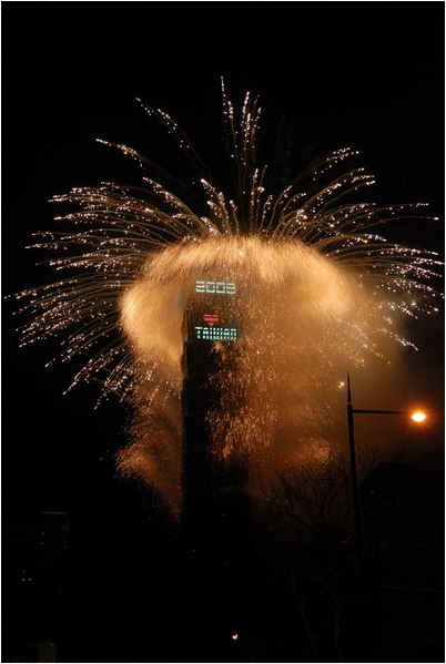 【台北 景點】2008 跨年。台北 101