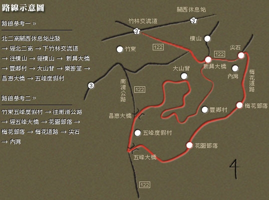 (我的第一篇文章) 越野的初探。梅花部落