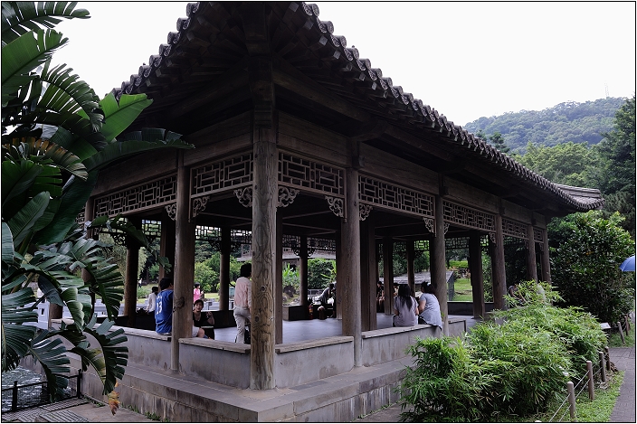 【台北 景點】故宮的前庭。至善園
